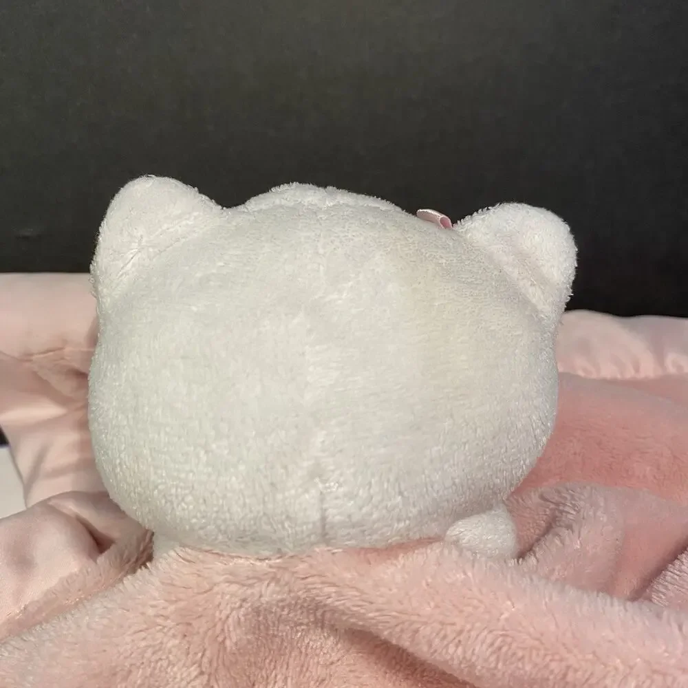 Carter's Baby Lovey Pink White Teddy Bear Soother